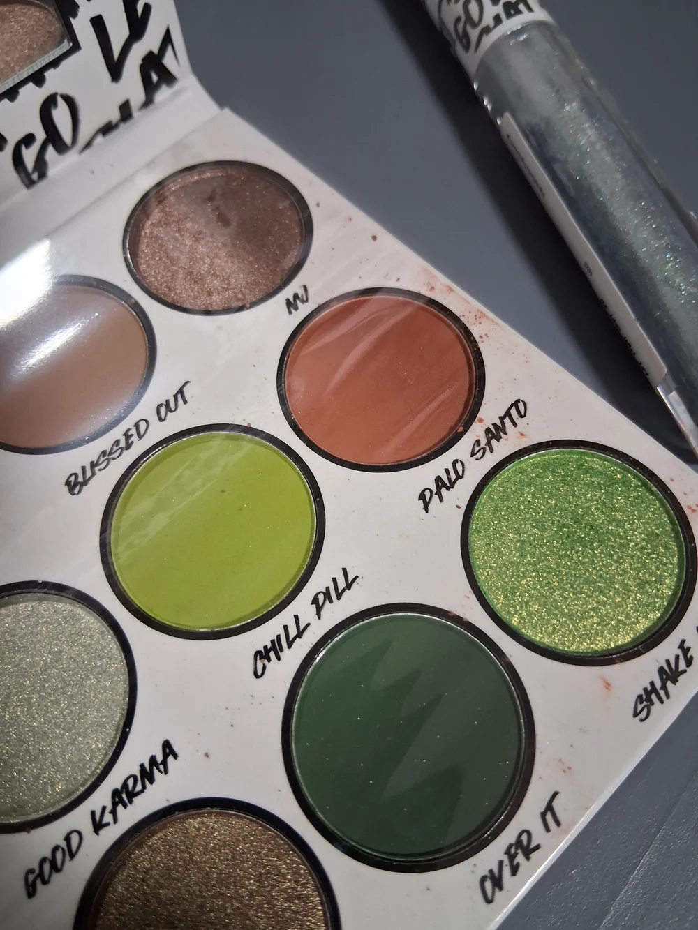Let That Shit Go Palette + Shimmering Lip Gloss